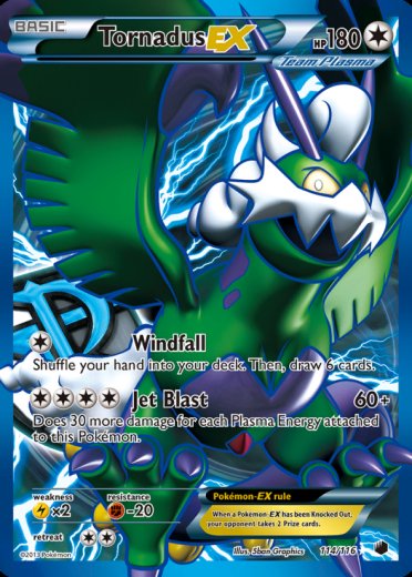 Tornadus EX (Team Plasma) (114 Full Art)