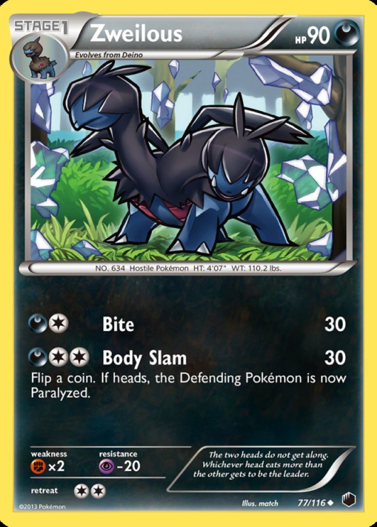 zweilous pokemon card price Zweilous 109/189 SWSH Darkness Ablaze Reverse Holo Uncommon Pokemon Ca –  Kawaii Collector