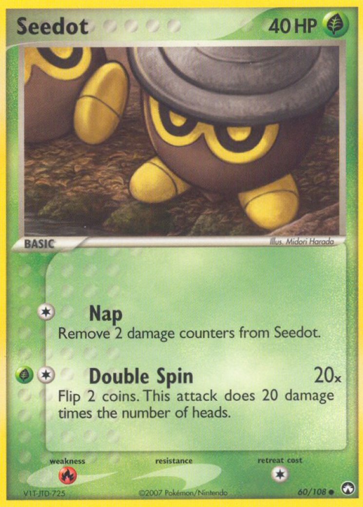 seedot pokemon card value 9/114 Reverse Holo Pokmon Hit Points40 HP Form Pokemon Trading Card Game ME01: