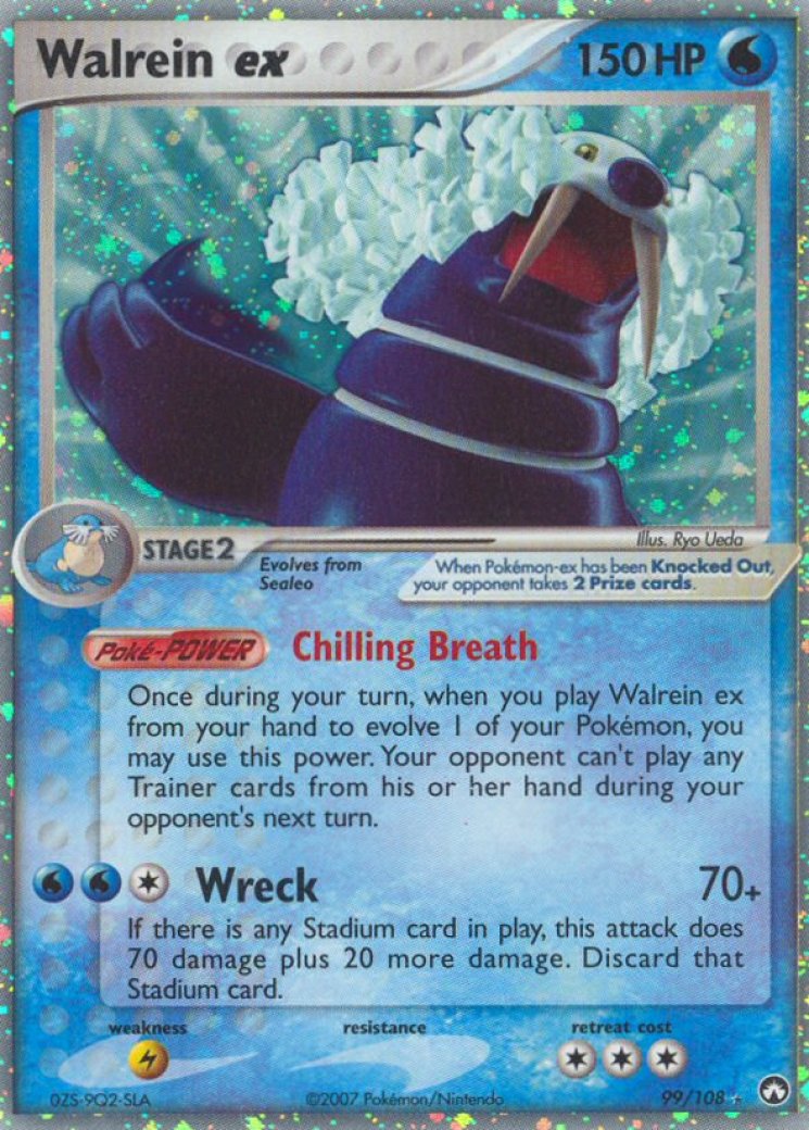 walrein pokemon card 045/191 Walrein