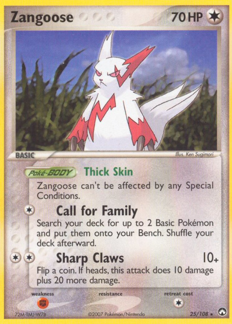 Zangoose 25/108 Price 2026 | Power Keepers