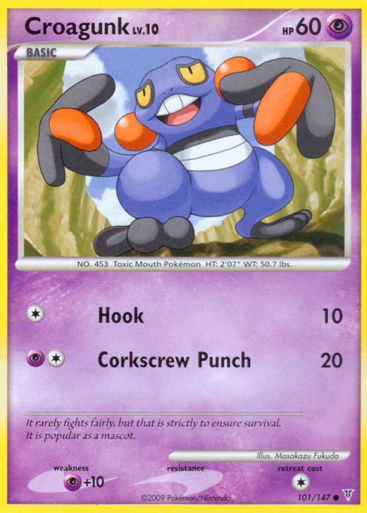 croagunk pokemon card value 2008 Diamond & Pearl: Majestic Dawn #060/100 Base Price Guide The item may be similar but not exactly the same as the image (e.g Croagunk Card Prices & Value