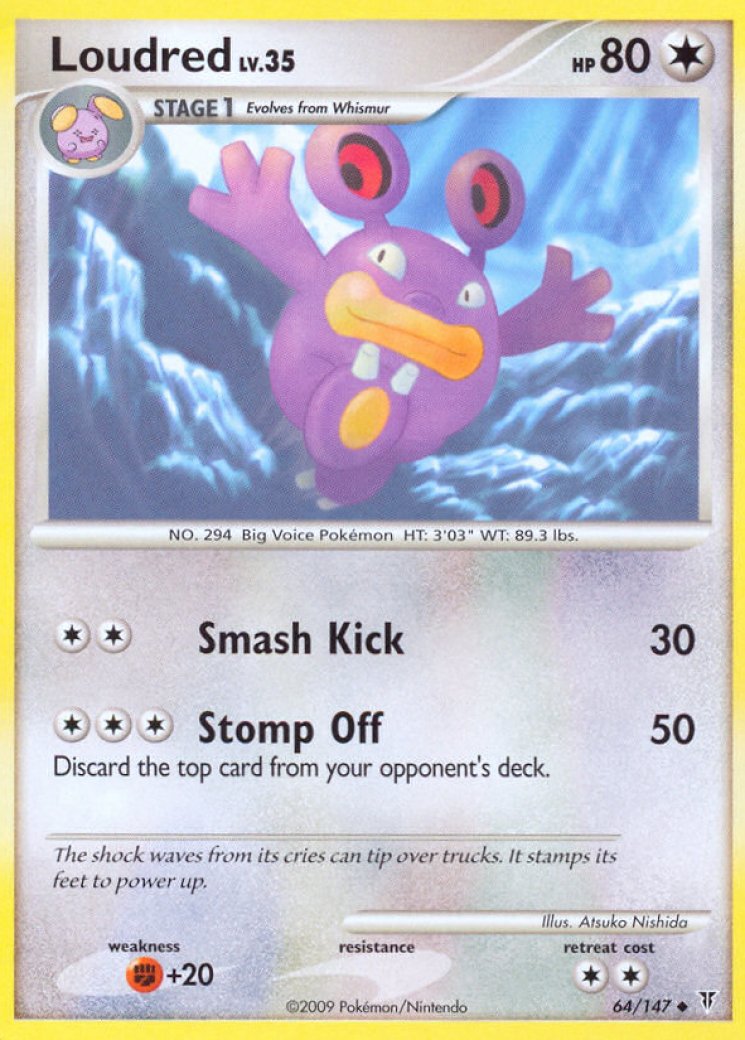 loudred pokemon card value Exploud 119/168 Rare