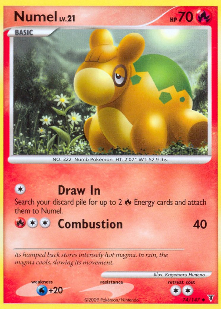 numel pokemon card value Numel 58/106