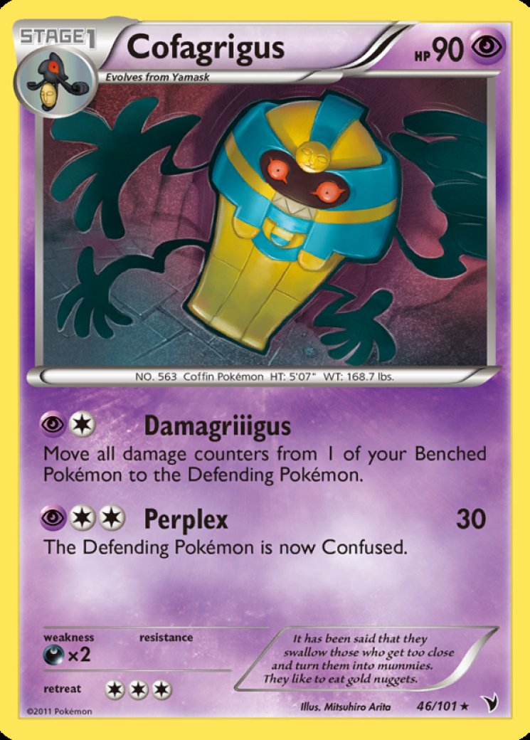 cofagrigus pokemon card value - Scarlet & Violet - Surging Sparks - - 083/191 Weakness Darkness ×2 Resistance Fighting Cofagrigus | Pokemon TCG Pocket