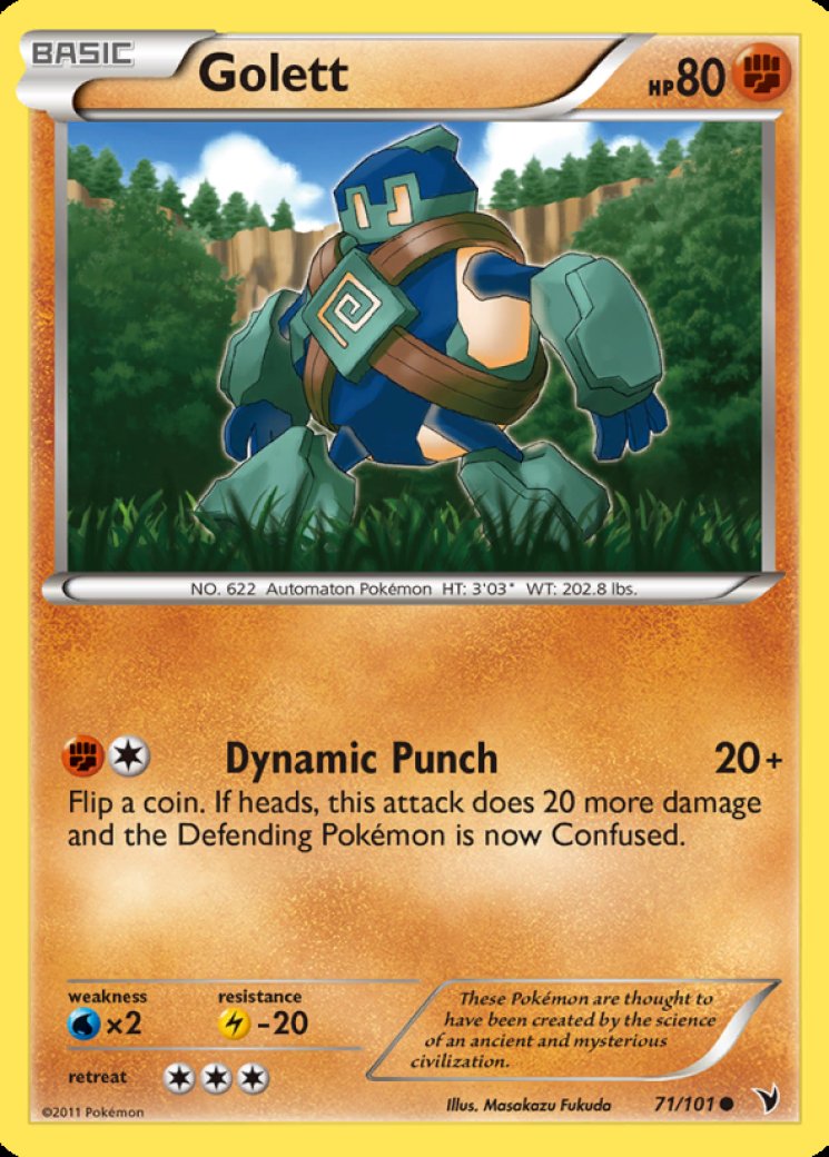 golett pokemon card value Golett - Noble Victories