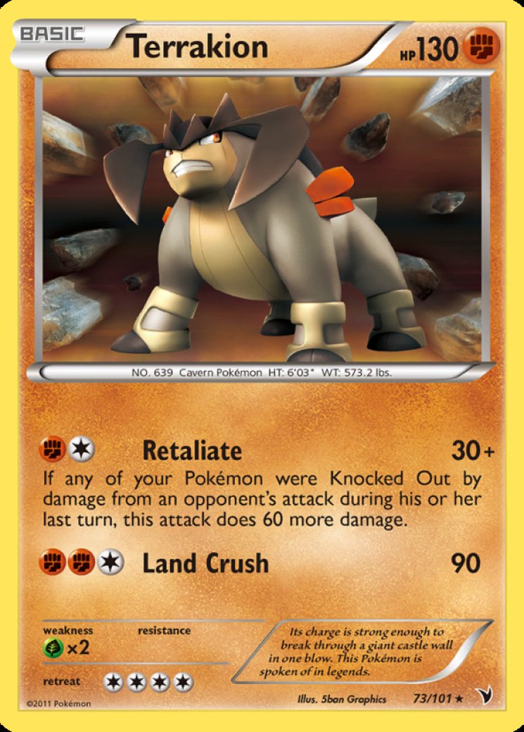 Terrakion 84/113 Price 2026 | Legendary Treasures