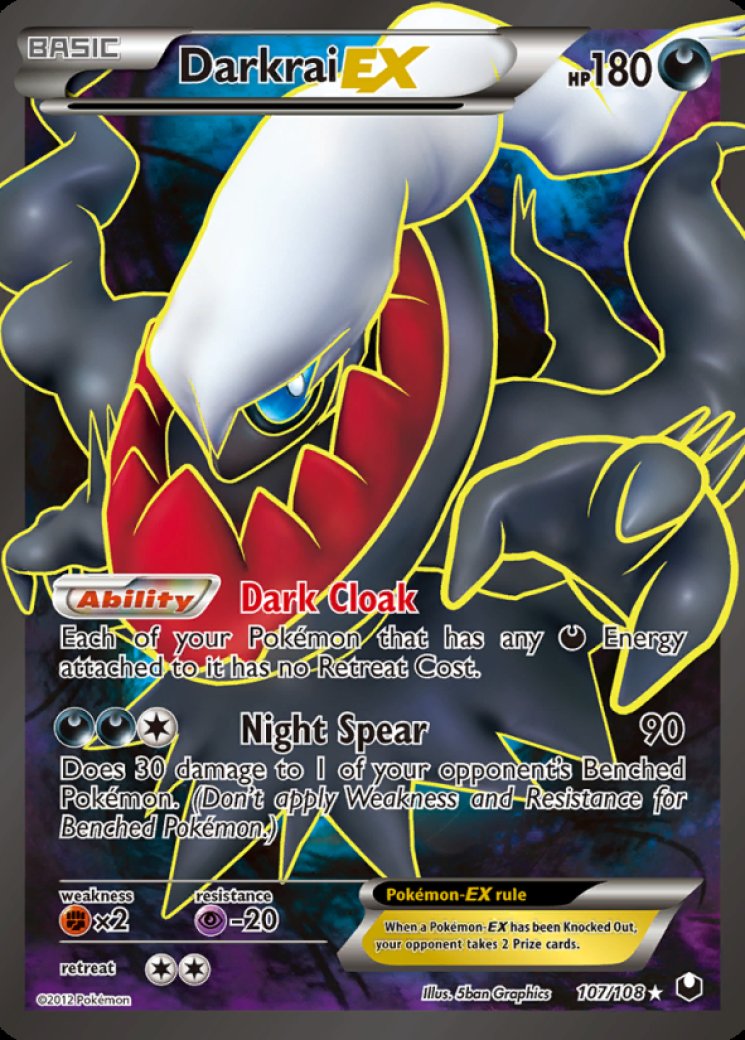Darkrai EX (107 Full Art) 107/108 Price 2026 | Dark Explorers