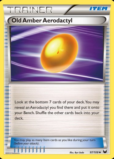 Old Amber Aerodactyl