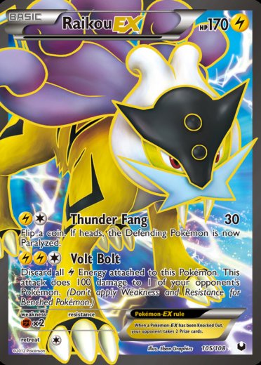 Raikou EX (105 Full Art)