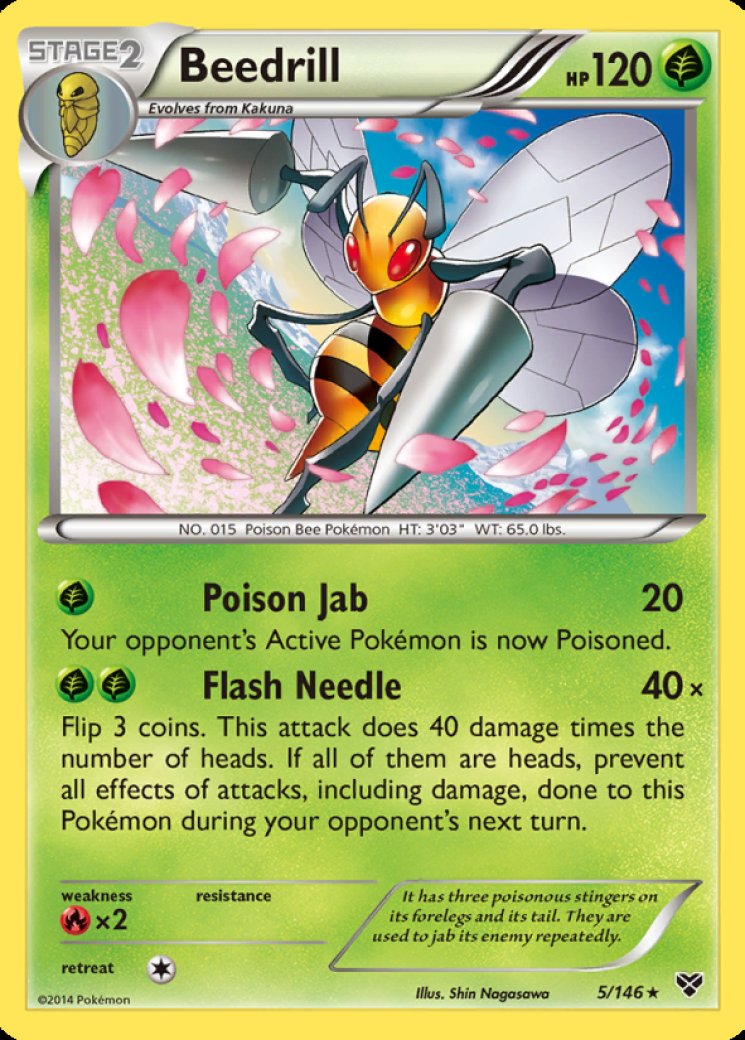 beedrill pokemon card value 17/102 Amazon.com: Pokemon - Beedrill (7/108) - XY Evolutions