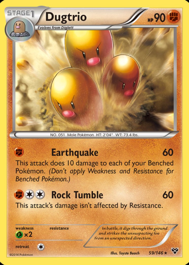 Dugtrio 59/146 Price 2026 | XY Base Set