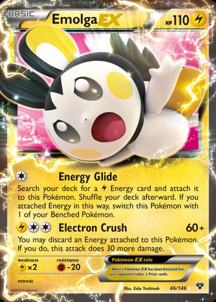 Emolga EX 46/146 Price 2026 | XY Base Set