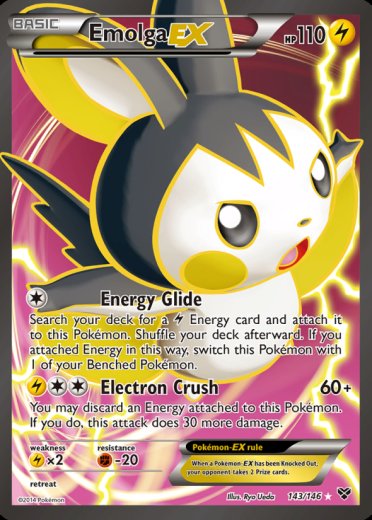 Emolga EX (143 Full Art)