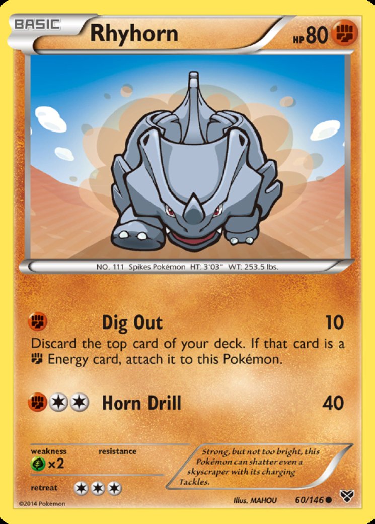 Rhyhorn - Pokemon Card Prices & Trends