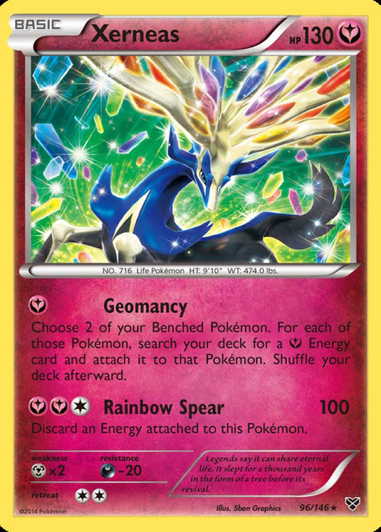 xerneas break pokemon card value 1st Edition 42/54 Japanese and Retreat Cost of its previous Evolution Xerneas BREAK (The Best of