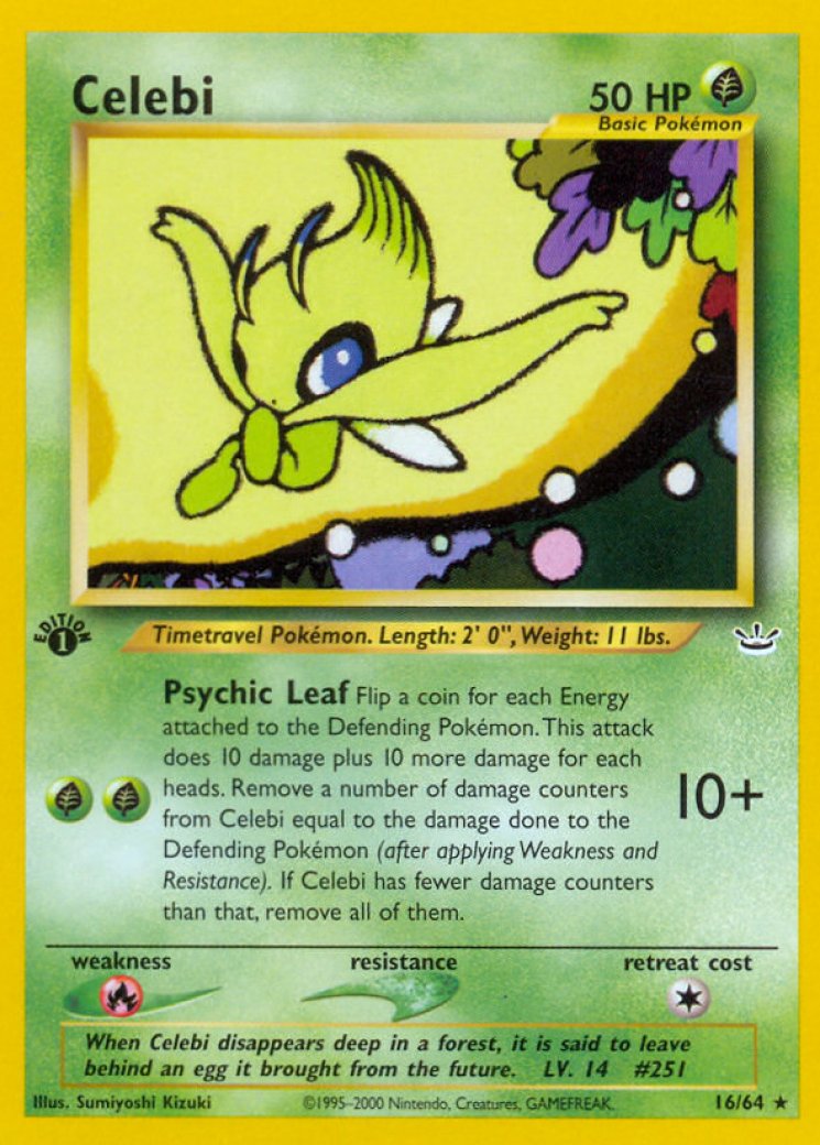 Celebi (16) - Neo Revelation - Pokemon Card Prices & Trends