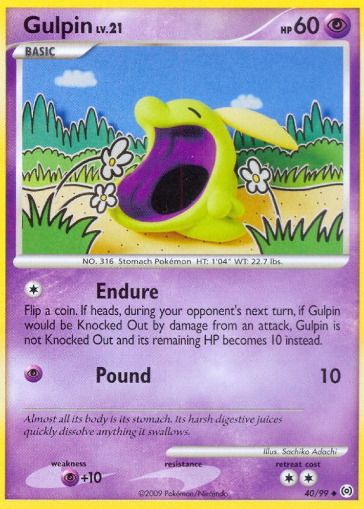 gulpin pokemon card full art AR 112/102 Stellar Miracle RarityCommon Hit Points70 HP Darkness Drool (10) Darkness Pokemon TCG - CP3 -