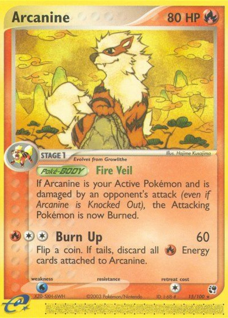 blaine's arcanine pokemon card value Blaine's Arcanine Gym Challenge Holo MP — ThePokeNest
