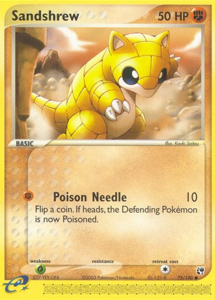 all sandshrew pokemon cards POKMON CARD GAME sv2a 027/165 C that attack does nothing Sandshrew 75/100 Price 2026 |