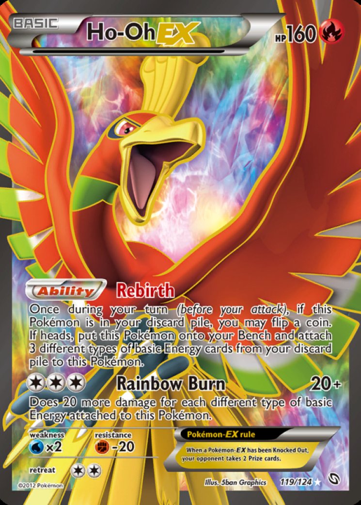 Ho-Oh Ex (119 Full Art) - Dragons Exalted - Pokemon Card Prices & Trends