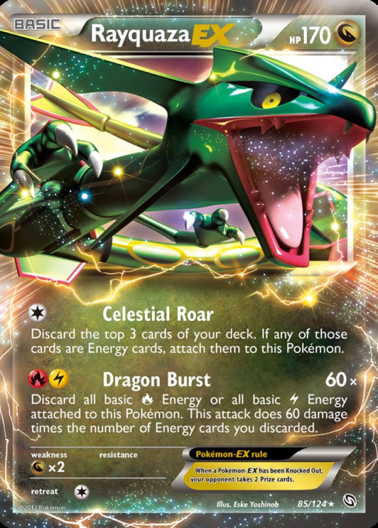 Rayquaza EX 85/124 Price 2026 | Dragons Exalted