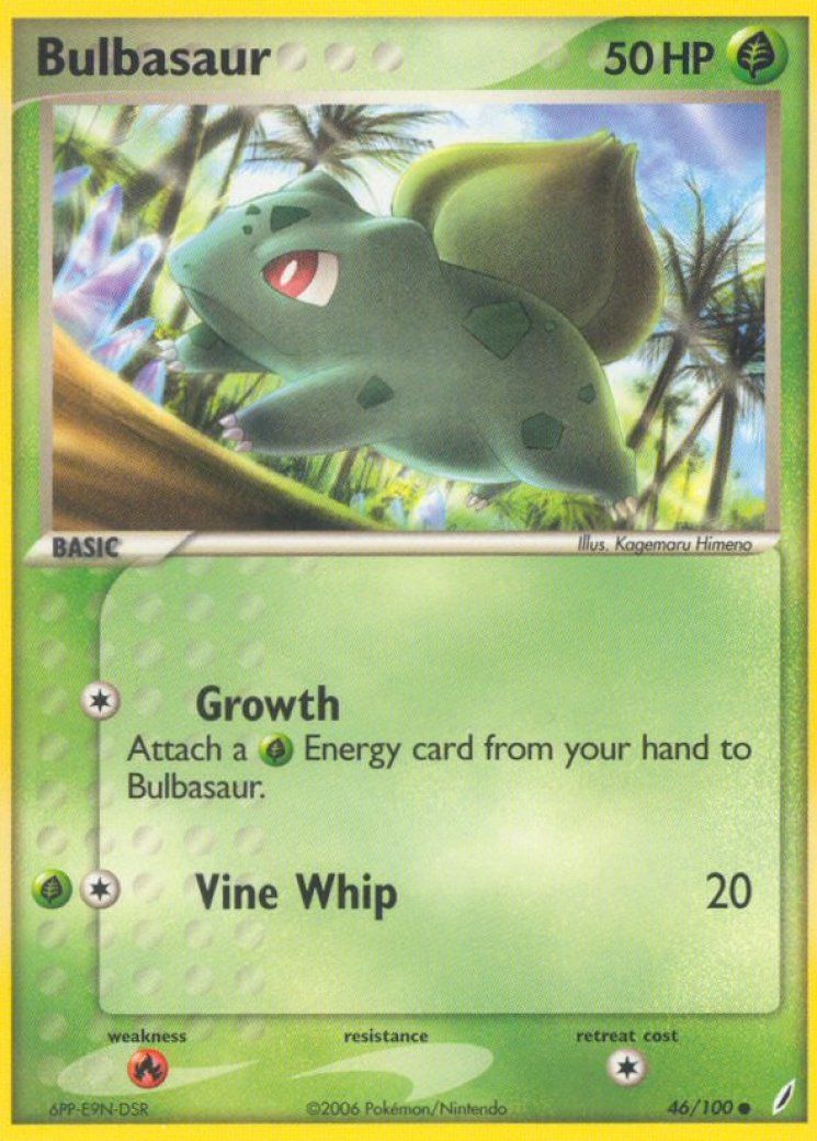 Bulbasaur - 046/100 - Crystal Guardians - Pokemon Card Prices & Trends