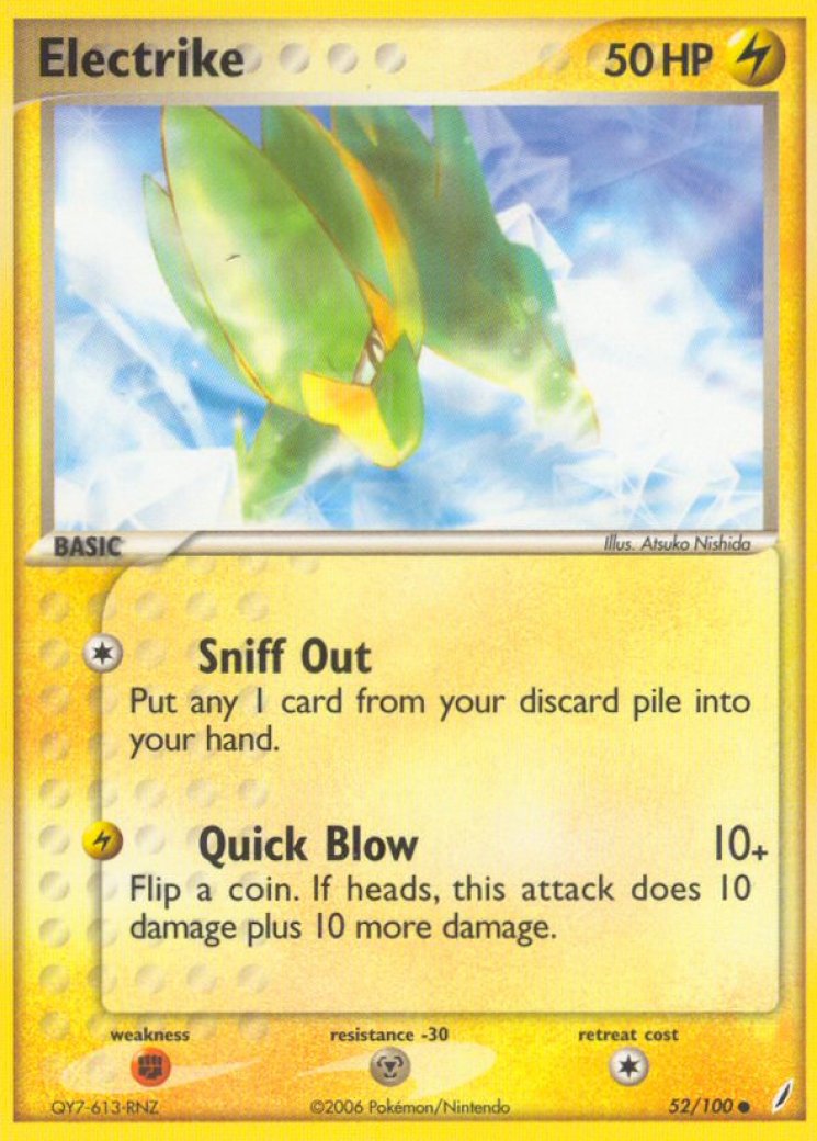 electrike pokemon card price 073/063 Art Rare - Japanese Heat Wave Arena [C] Rear Kick (10) Attack 2 Electrike 054/196 Pokemon TCG Lost