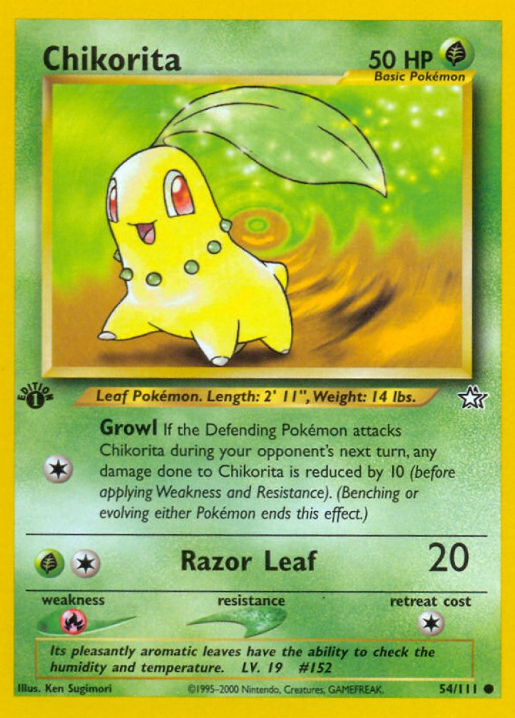 Chikorita (54) 54/111 Price 2026 | Neo Genesis
