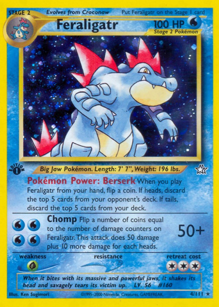 pokemon neo cards Genesis Card Prices 2026: Grade A & Worth It? and might show creasing or other damage Neo Discovery - Booster Pack