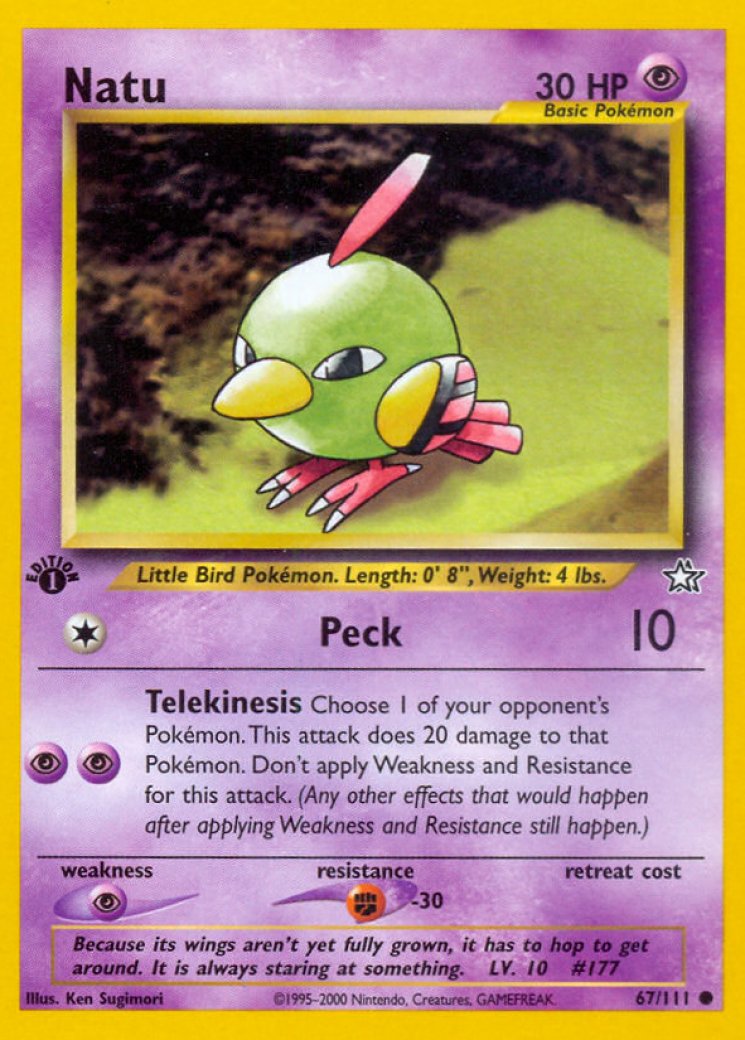 natu pokemon card value Natu Card Prices & Value 2026