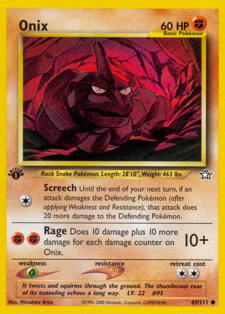 Brock's Onix (69) - Gym Heroes - Pokemon Card Prices & Trends