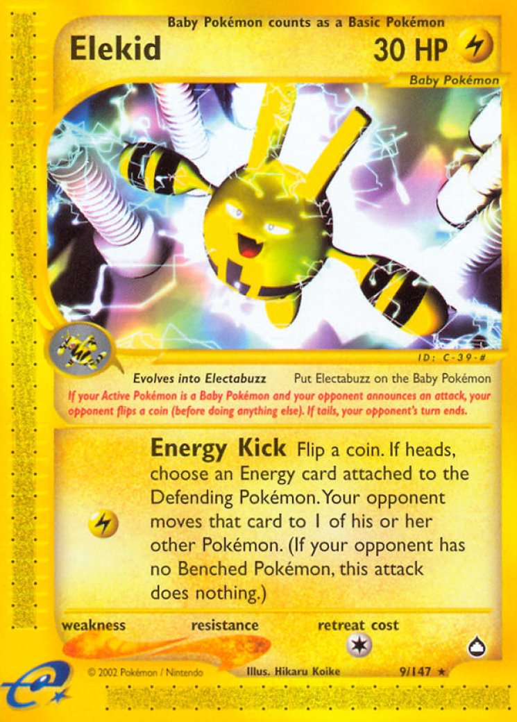 elekid pokemon card value Elekid (Delta Species) - 48/101 - Common - Reverse Holo - Pokemon Singles EX - Dragon Frontiers
