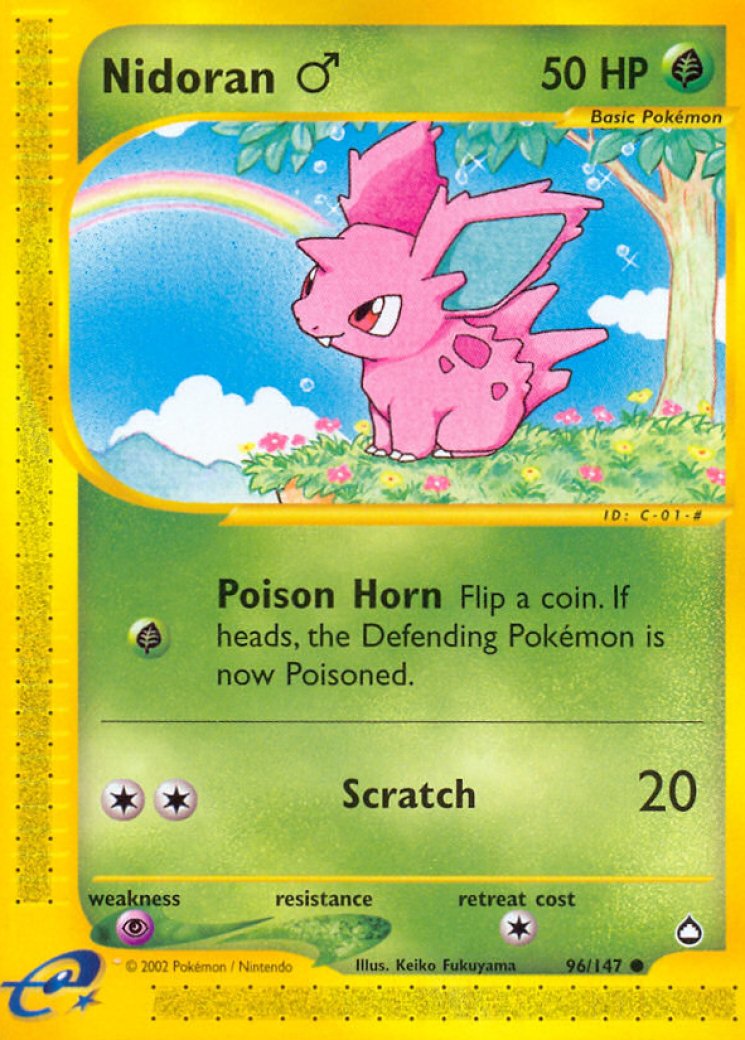 pokemon nidoran card value price Nidoran 70/112 032/165 / Common Card Type / HP / Stage Nidoran-m Card Prices & Value