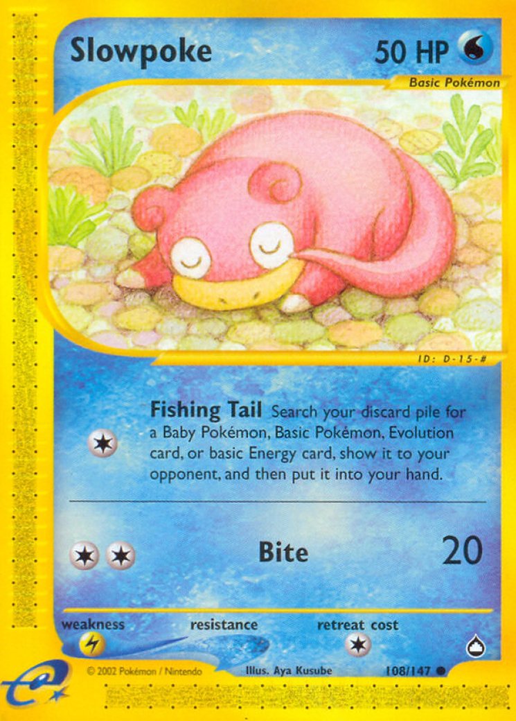 Slowpoke 108/147 Price 2026 | Aquapolis