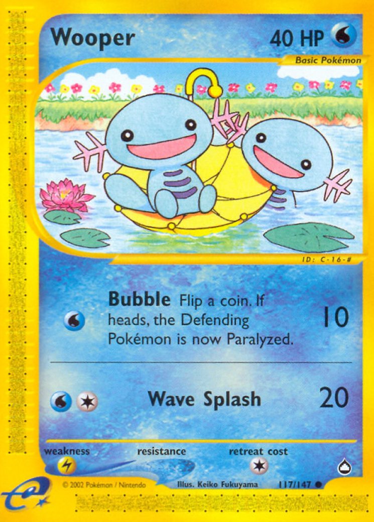 Wooper (117) 117/147 Price 2026 | Aquapolis
