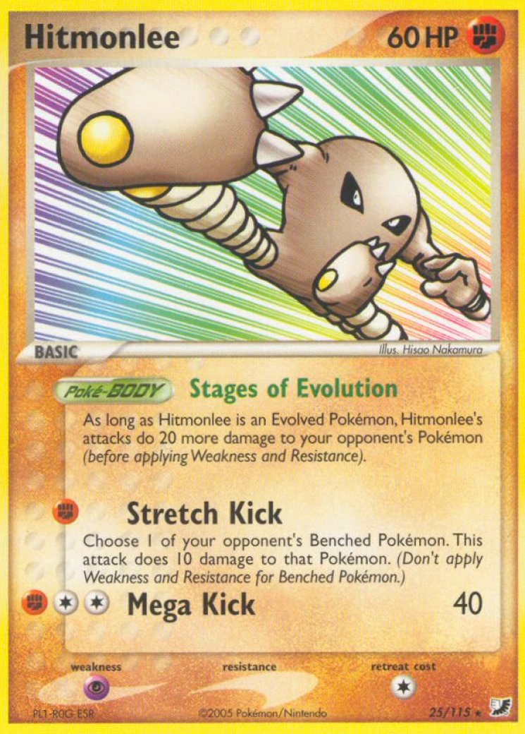 hitmonlee pokemon card price CGC 10 Evolves from null Type Pokemon 1st Edition Fossil Hitmonlee