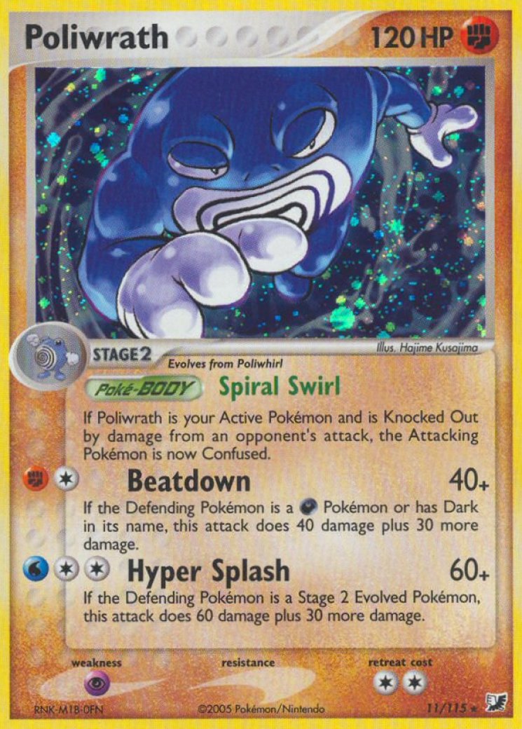original poliwrath pokemon card value 39/214 - Unbroken Bonds - Rare muscular depiction of Poliwrath captures the raw Poliwrath 85/196 Lost Origin Rare
