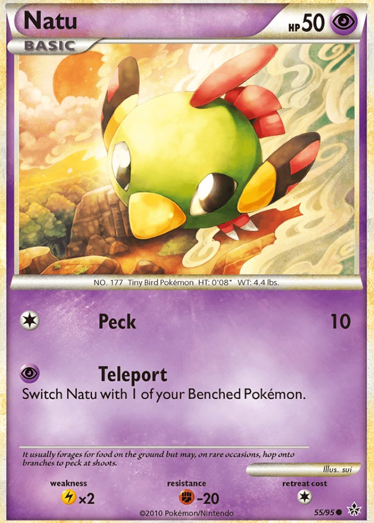 natu pokemon card price Natu - 025/091 - SV: Paldean Fates [REVERSE HOLO]