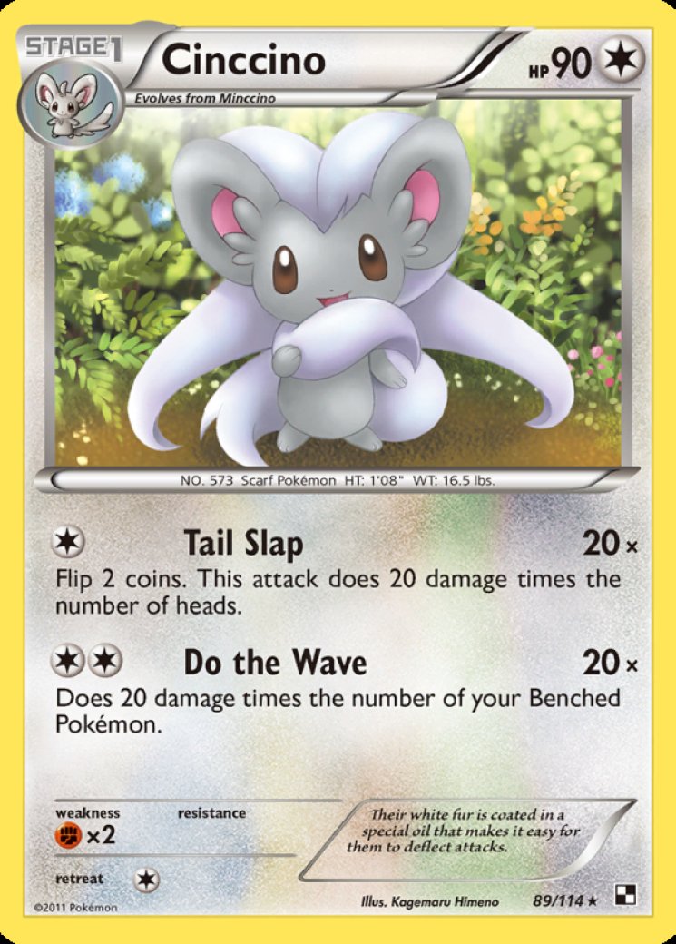 Cinccino - Black and White - Pokemon Card Prices & Trends
