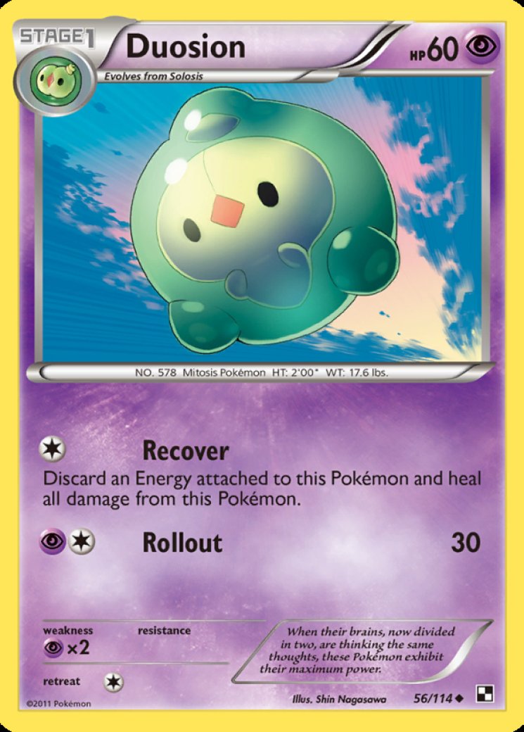 duosion pokemon card value Shop [Traditional Chinese] / 雙卵細胞球 124/086 AR SV11BF – TCGHOBBY Colorless Artist Duosion (75) 2013 Pokemon Black