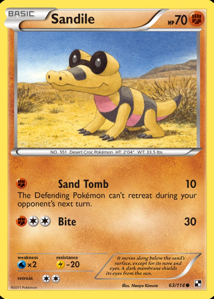 sandile pokemon card value Amazon.com: Pokemon - Sandile 216/198 - Scarlet & Violet - Illustrator Rare