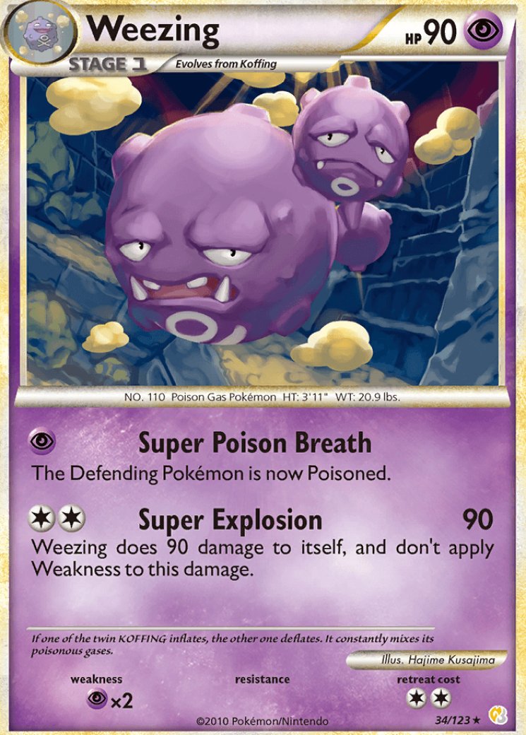 Weezing - HeartGold SoulSilver - Pokemon Card Prices & Trends
