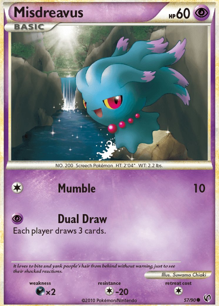 misdreavus pokemon card value Misdreavus 68/100 - Stormfront main image 0
