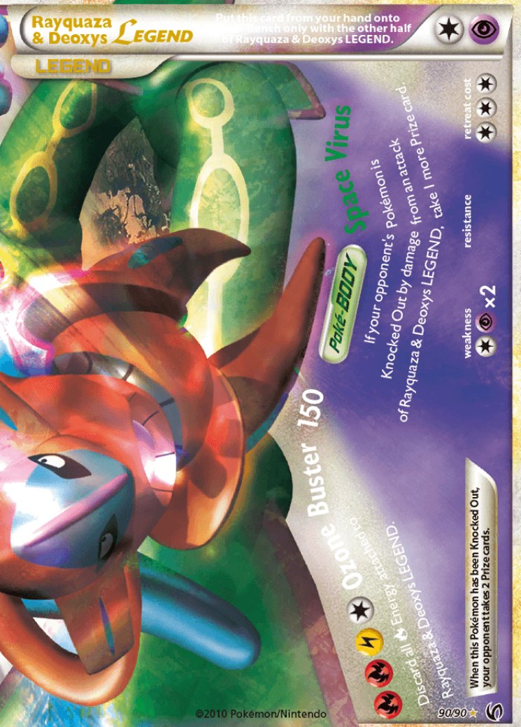 Rayquaza & Deoxys Legend (Bottom) 90/90 Price 2026 | Undaunted