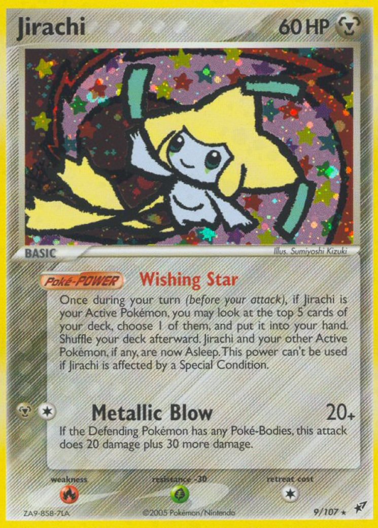 jirachi pokemon cards Jirachi 027/036 Pokemon card Mythical & Legendary Dream Shine Collection  CP5 (2.LP) – JariseStore main image 1