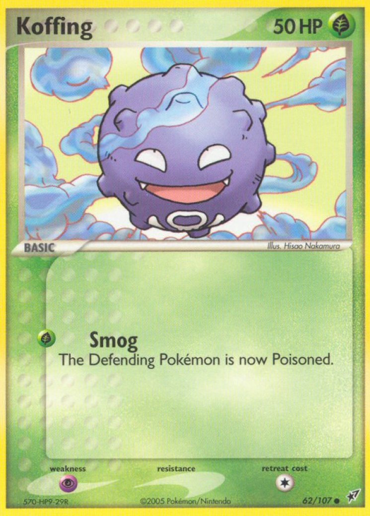 pokemon cards koffing POKÉMON CARD GAME S6K 044/070 C Weakness / Resistance / Retreat Cost Koffing | Pokémon Cards and