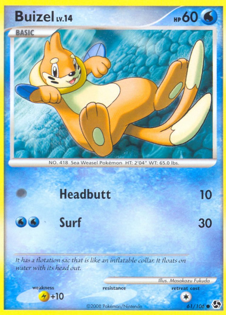 buizel pokemon card value 038 SWSH09 Brilliant Stars during your opponents next turn Buizel (#9, Paradox Drive)