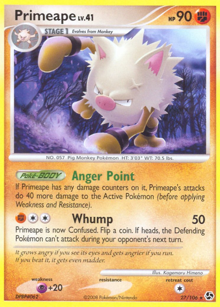 primeape pokemon card price Amazon.com: Pokemon - Primeape (60/116)