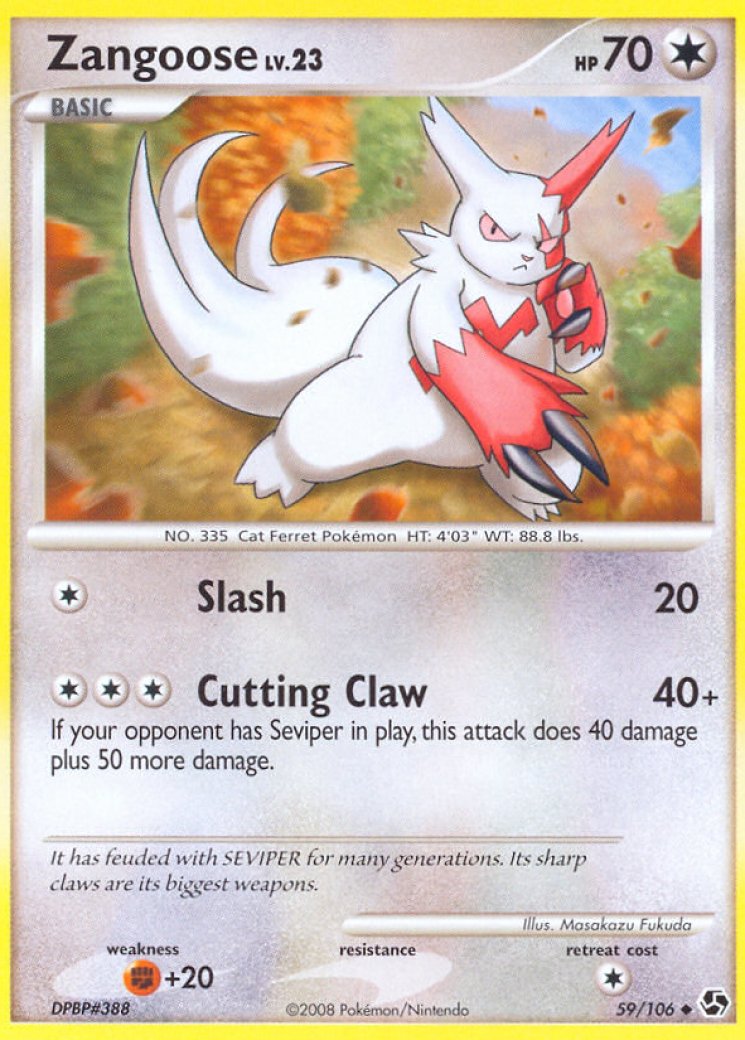 Zangoose 59/106 Price 2026 | Great Encounters